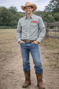 Men's Long Sleeve Triple Needle Stitching - Montana Co