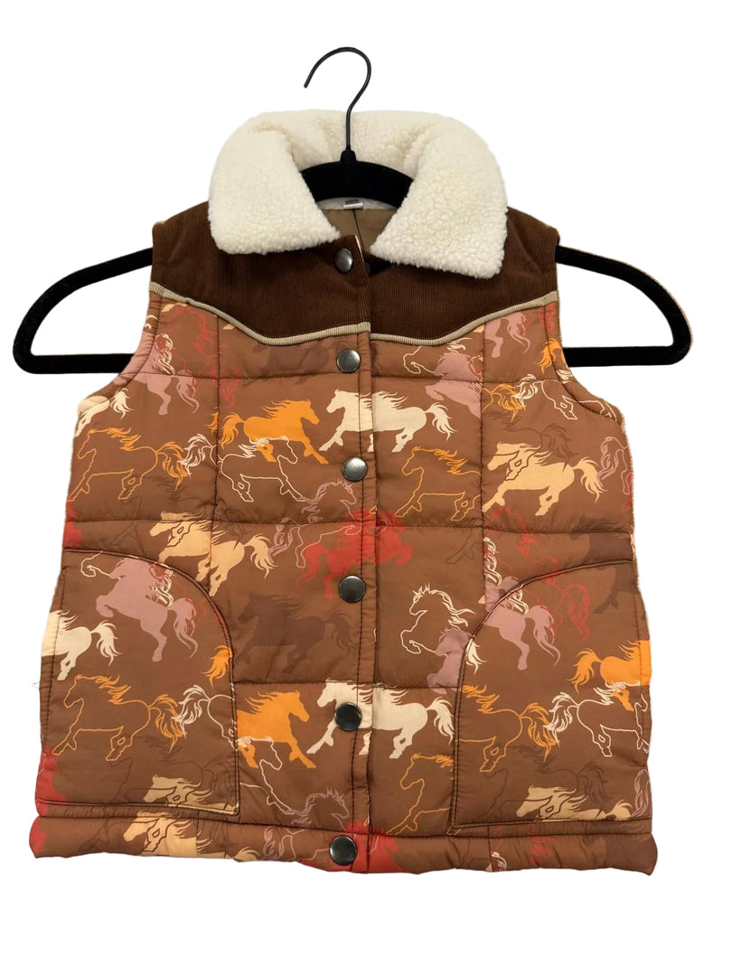 Montana Co Girls Poly Fill Vest