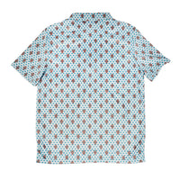 Mens Short Sleeve Polo Snap