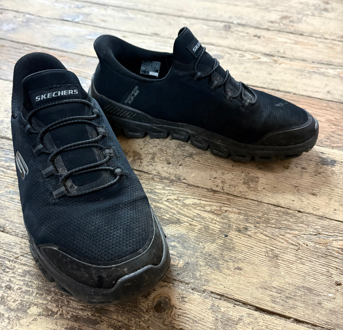 Sketchers Black Slip-Ins - Men's 9.5