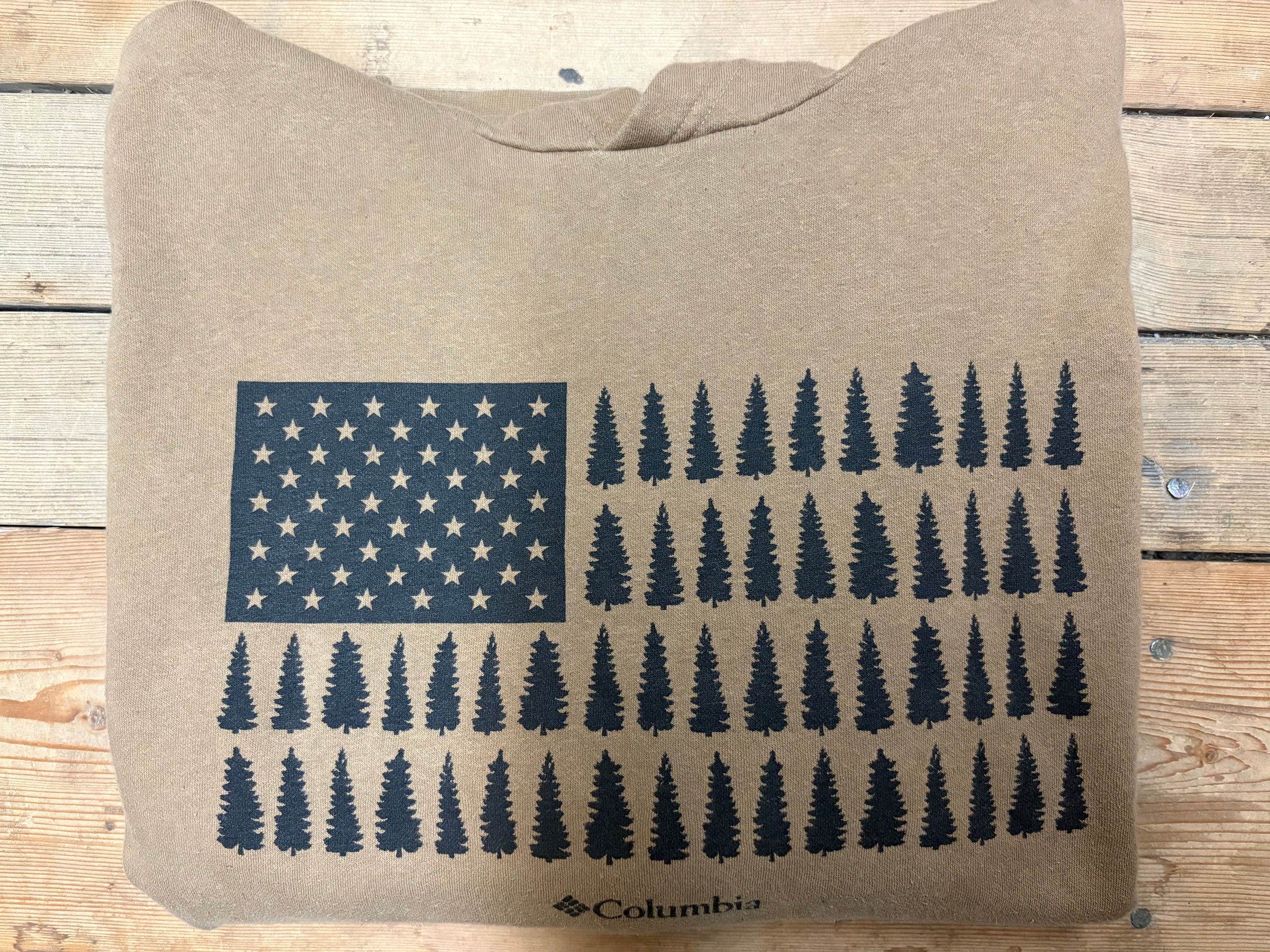 Columbia Pinetree Flag Hoodie