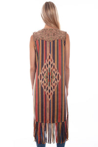 Scully Long Fringe Vest