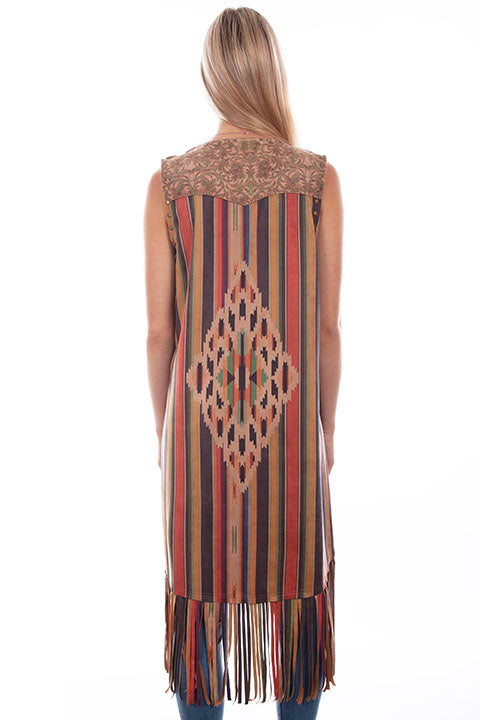 Scully Long Fringe Vest