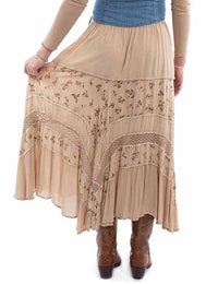 Scully Rose Print Skirt