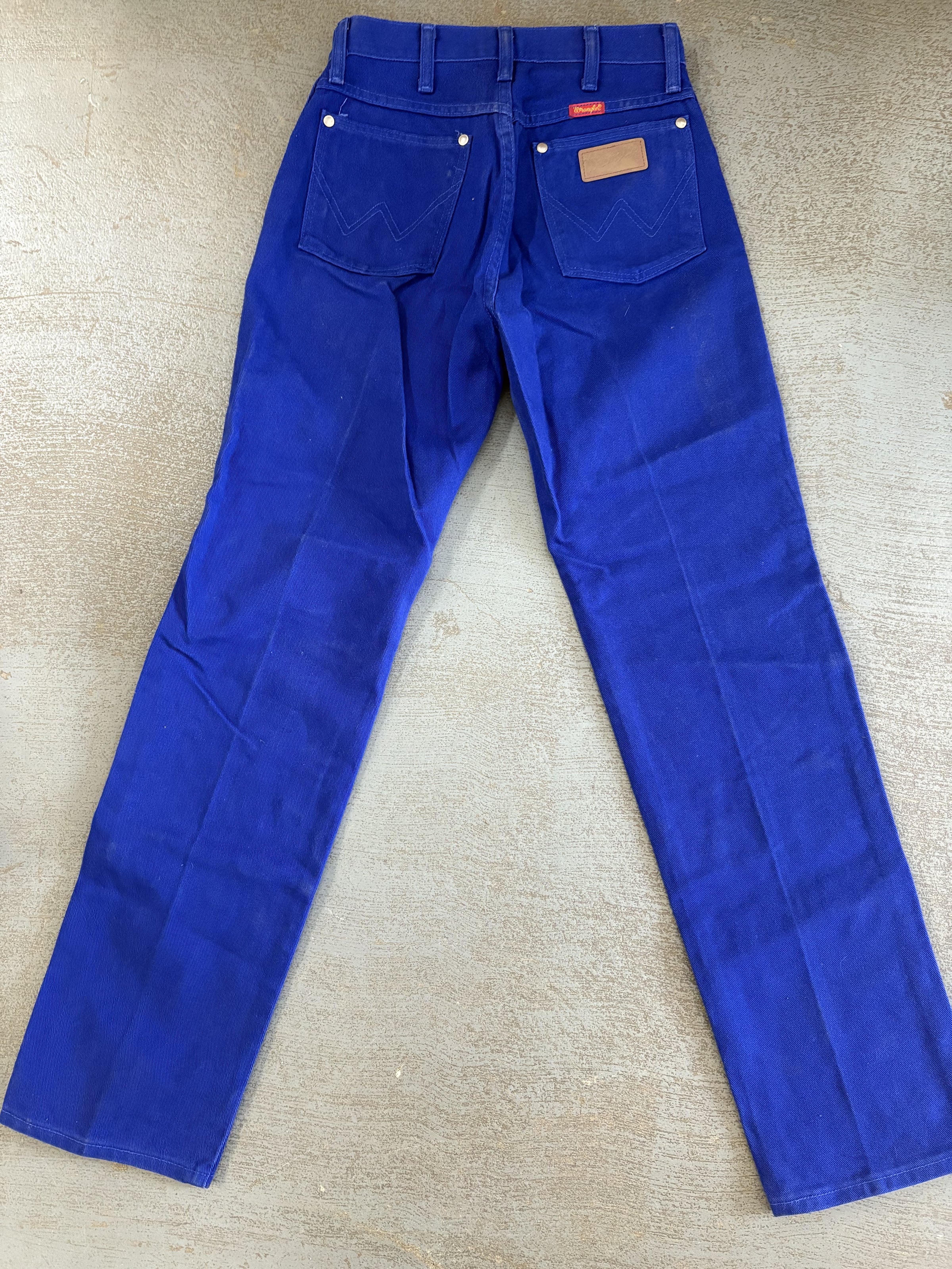 Wrangler Cowboy Cut Jeans-Women’s 7x32 Navy Blue