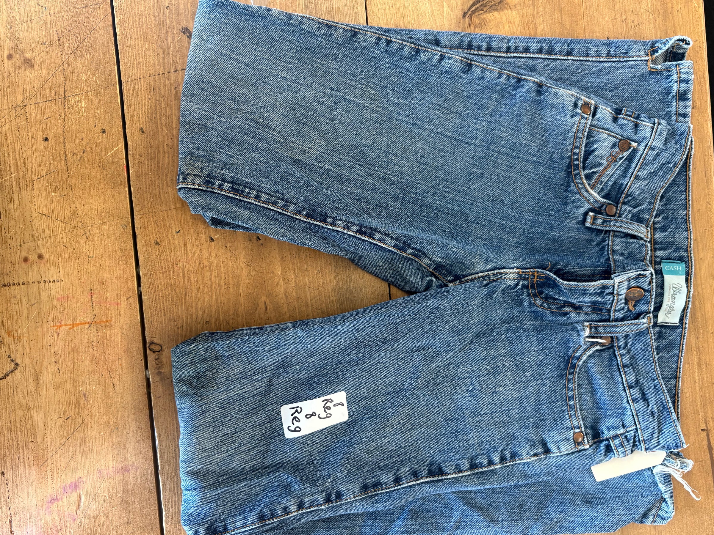 Girl's Wrangler Cash Jean-8 Regular-Blue Jean