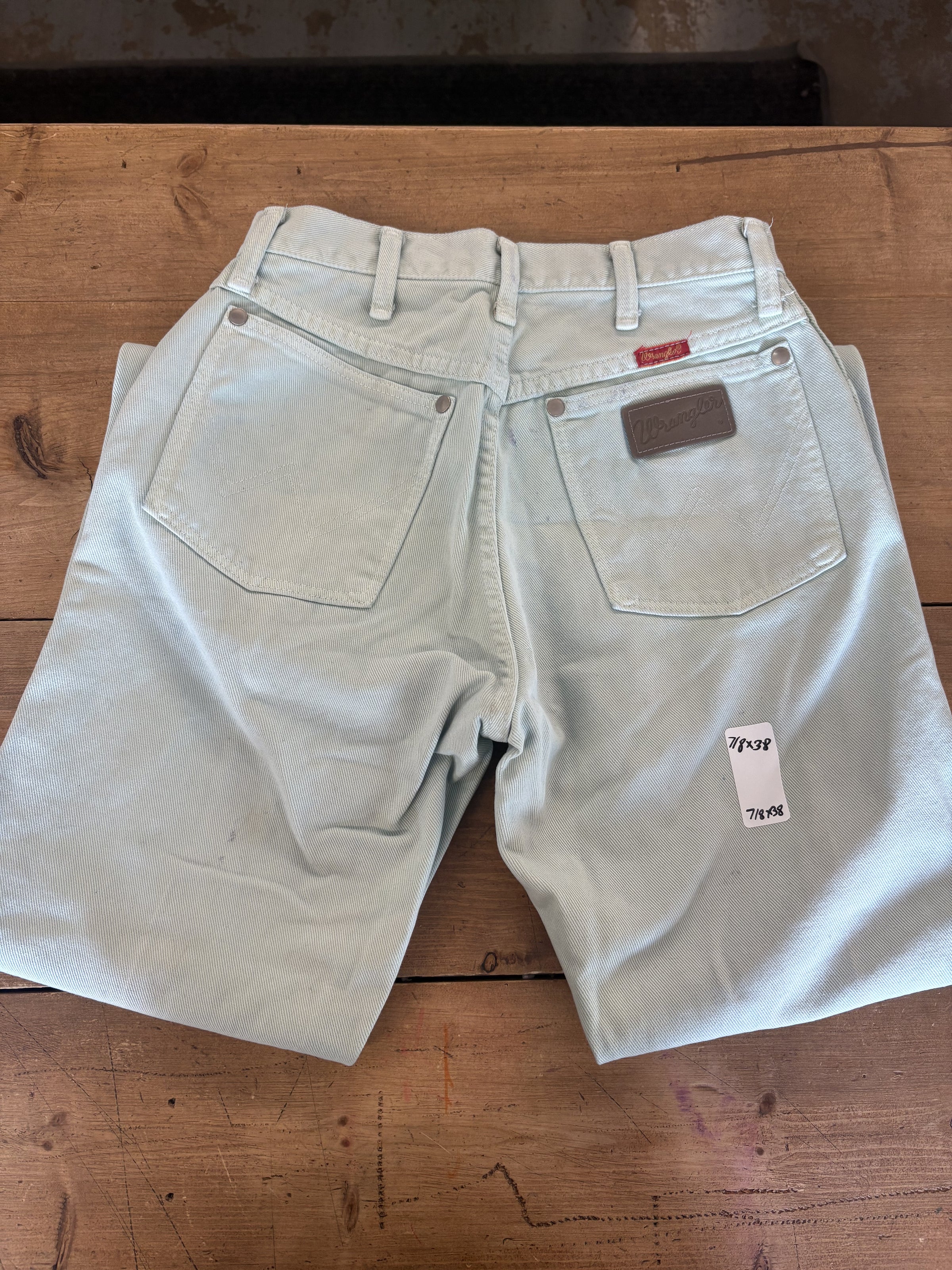 Wrangler Jean-Women’s 7/8x38 Mint Green