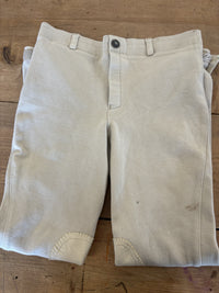 Tuff Rider Children's Pull On Breeches-14-Tan