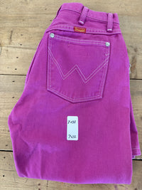 Hot Pink Wranglers - Woman's 7x32