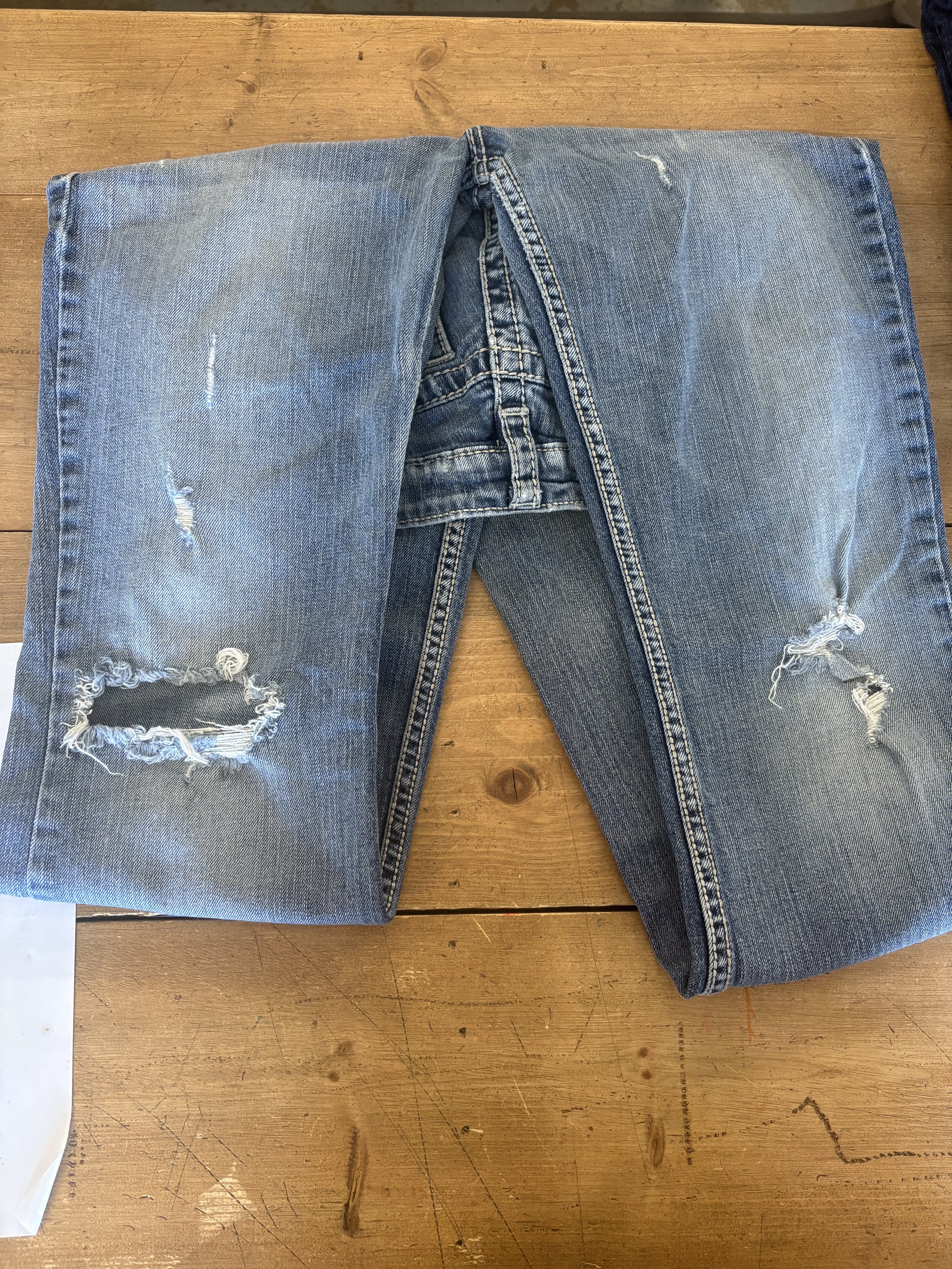 Women's Silver Alex Jeans