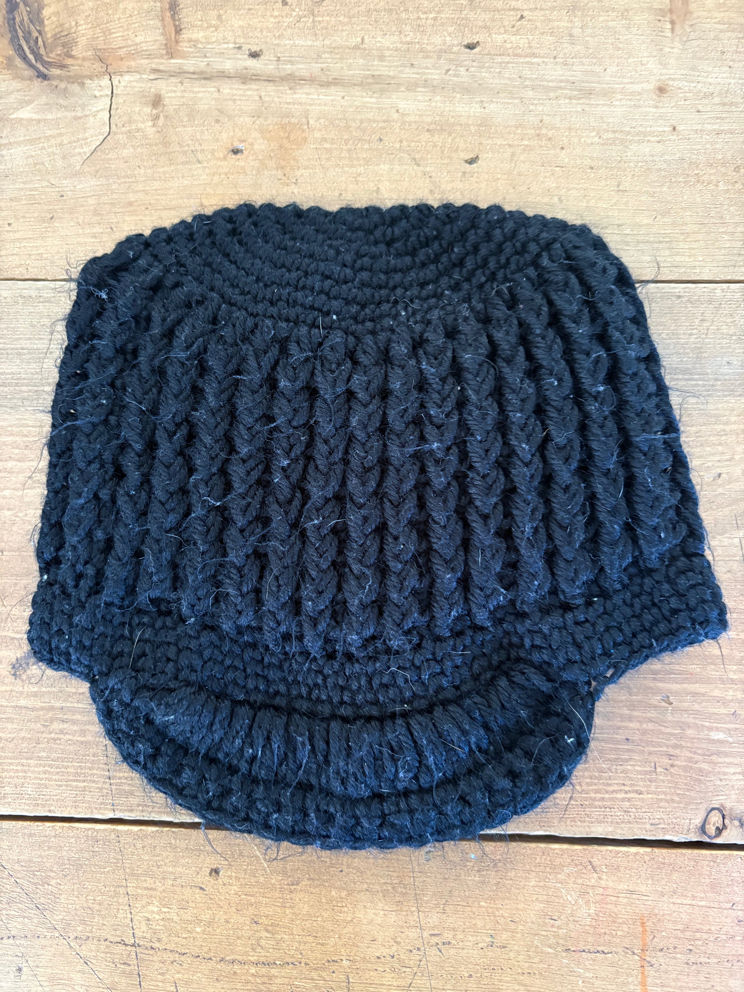 Knit Hat With Brim