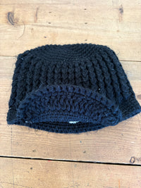 Knit Hat With Brim