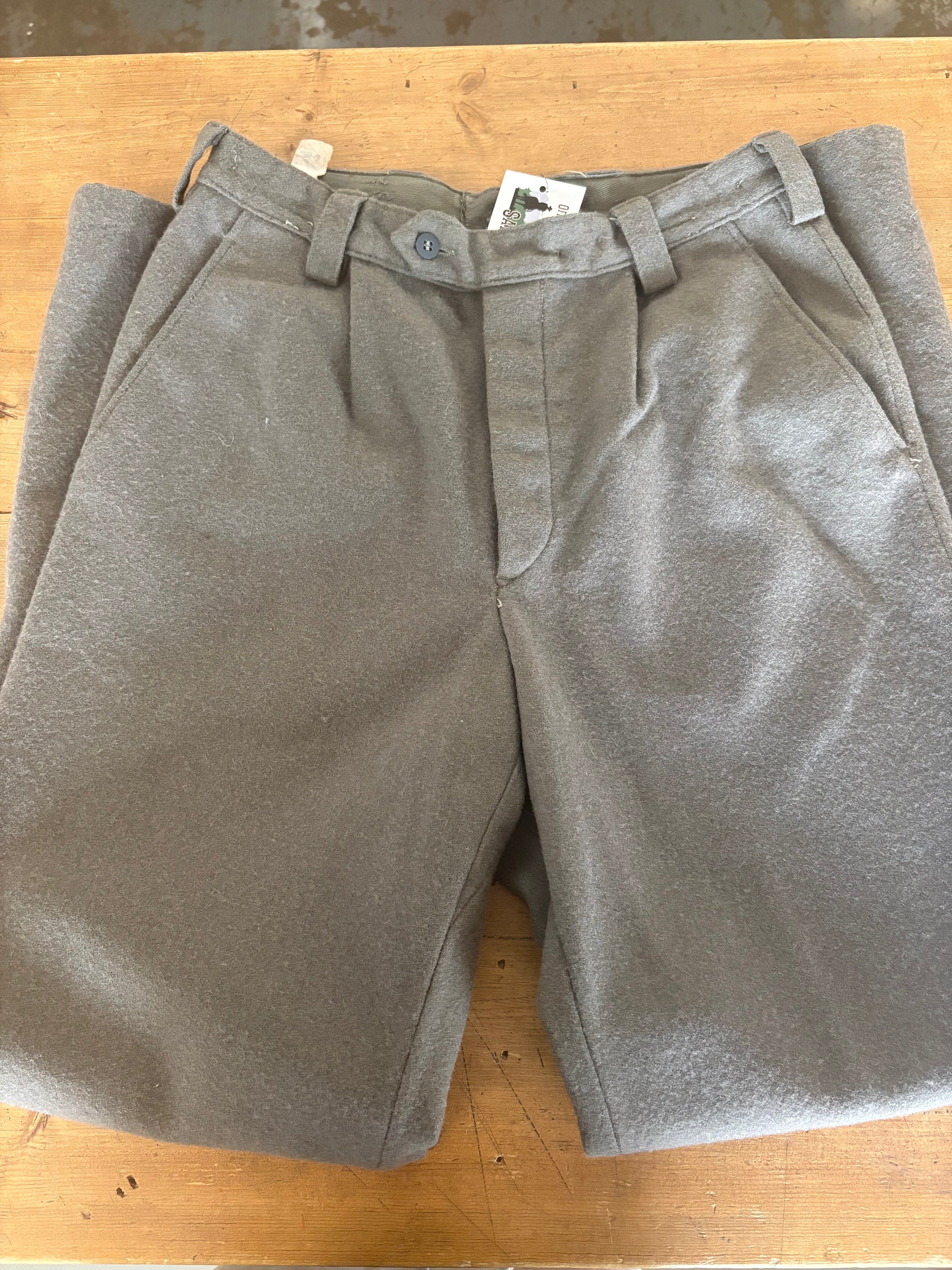 Men's SG 48 Grey Wool Trousers