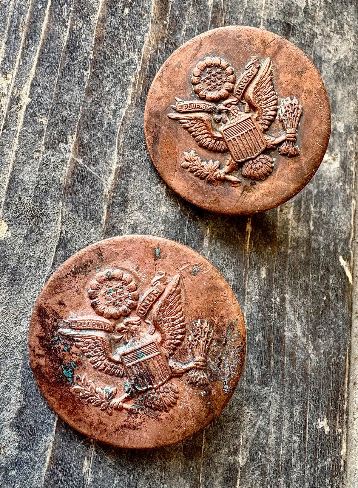 Brass Army Keepers - Set of Two