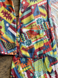 LuLaRoe Siarah Duster - Rainbow girl's 8
