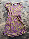 LuLaRoe Mare Dress - girl's 8 purple floral
