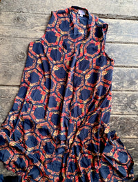 LuLaRoe Joy Duster Vest - Honeycomb - S