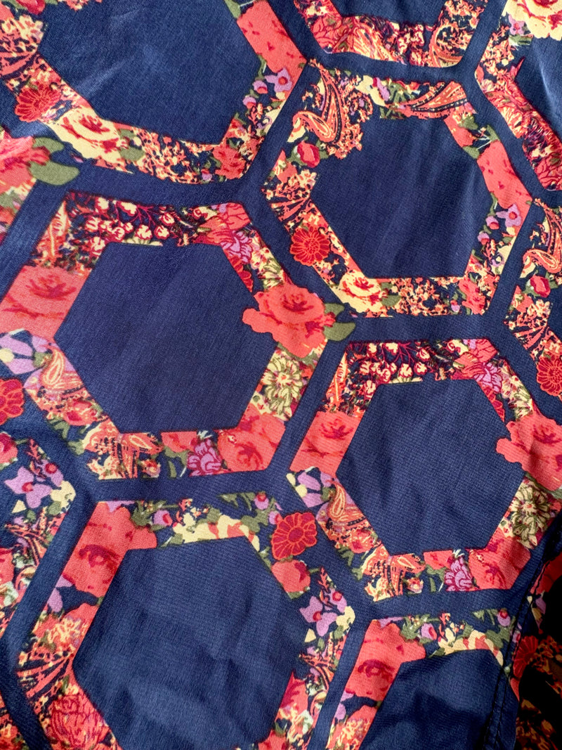 LuLaRoe Joy Duster Vest - Honeycomb - S