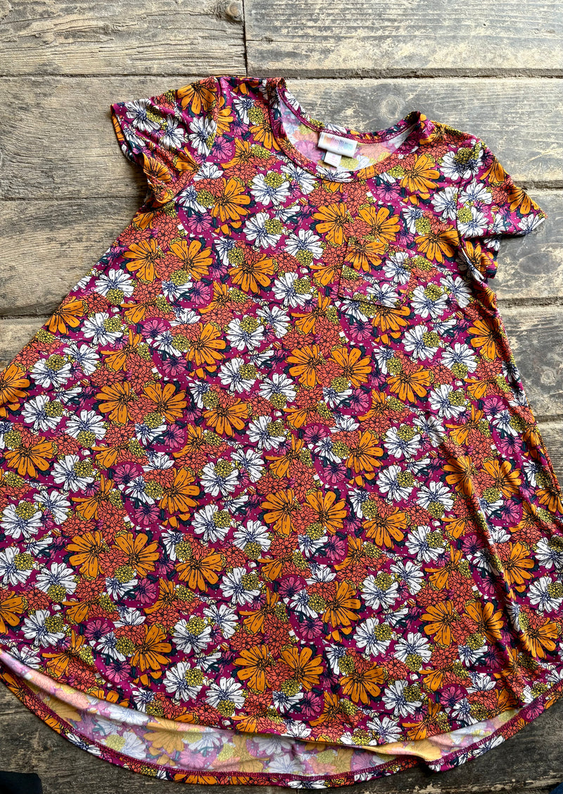 LuLaRoe Scarlett Dress - Floral - girl's 8