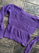 Knit pullover/sweater girl's M