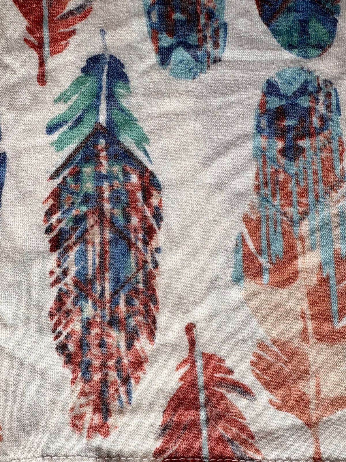 Amelia James Feather Tee - Woman's M