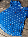 LuLaRoe "Scarlett" girl's 8 - Stars