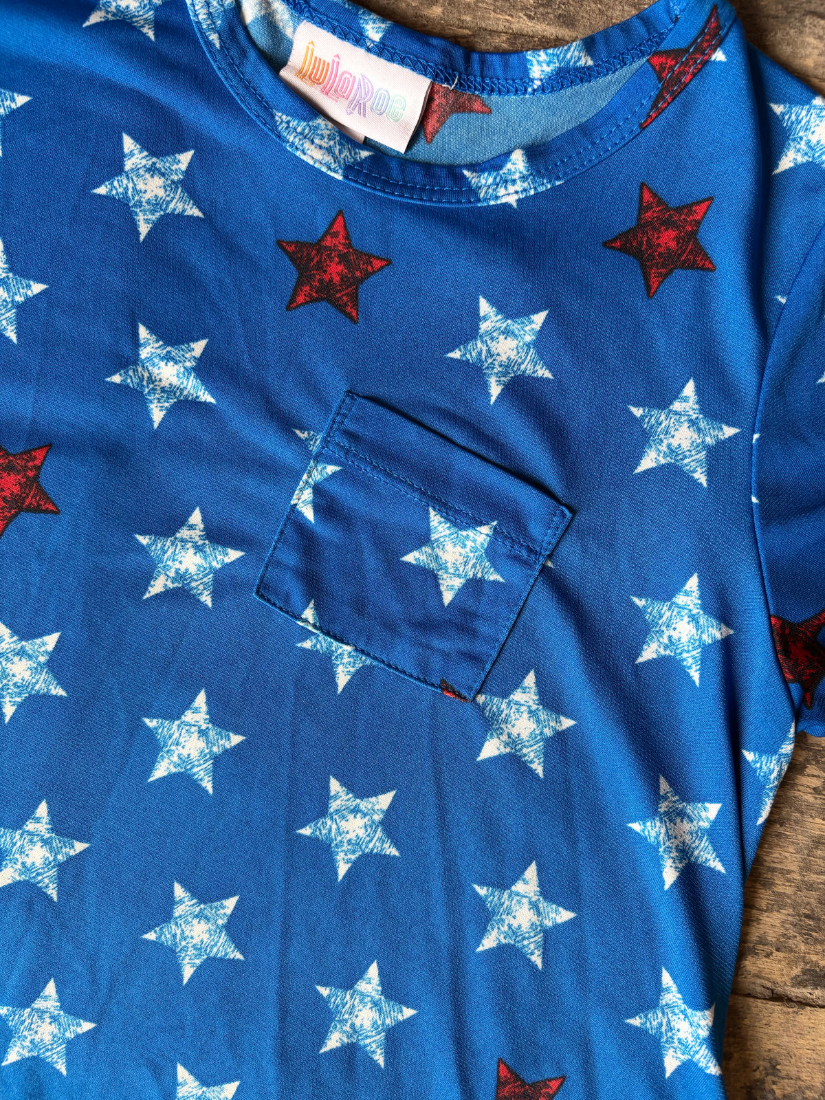 LuLaRoe "Scarlett" girl's 8 - Stars