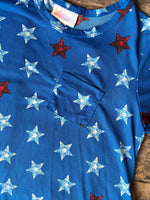 LuLaRoe "Scarlett" girl's 8 - Stars