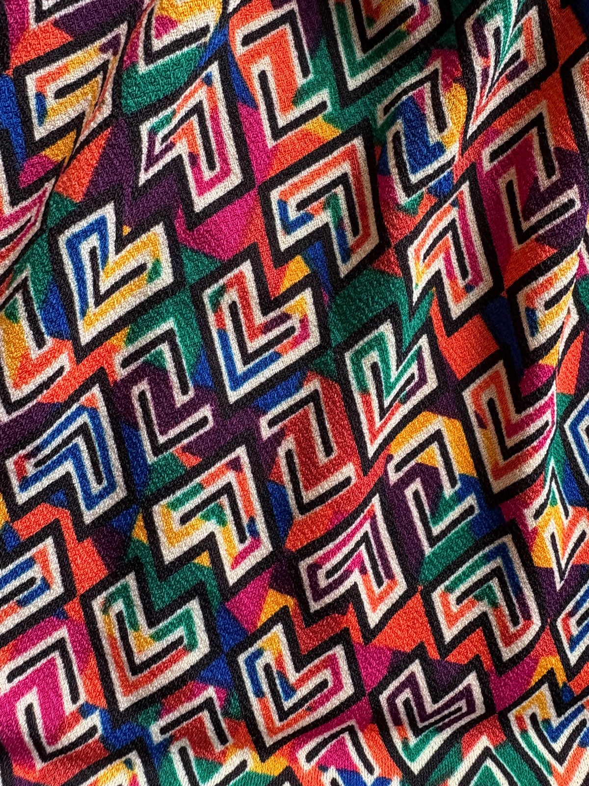 LuLaRoe "Mae" girl's dress - Size 10 geometric