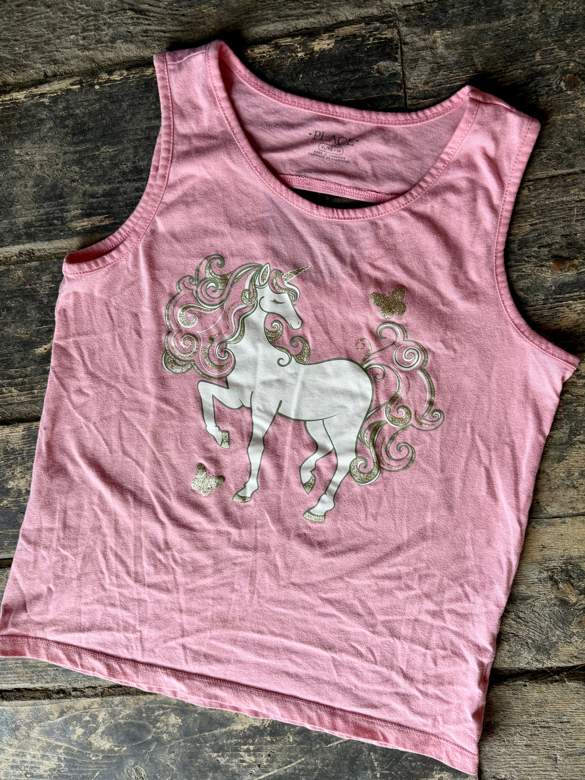 Children's Place Unicorn Tank - XL