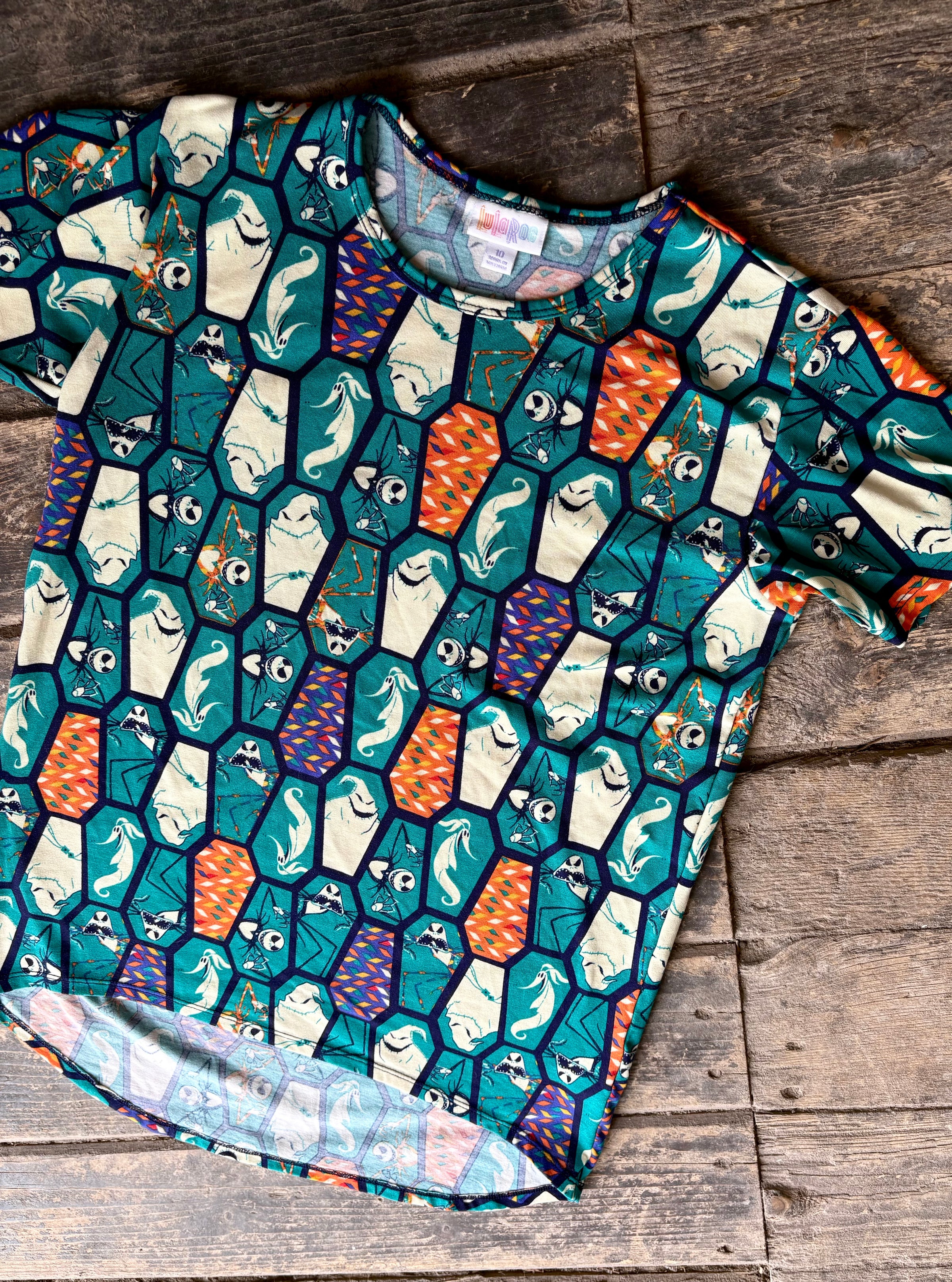 Lularoe Nightmare Before Christmas Tee - Size 10 Girls Lularoe Nightmare Before Christmas Tee - Size 10 Girls