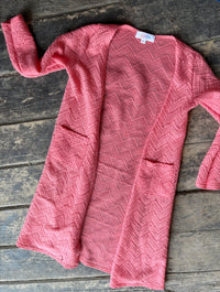 LuLaRoe "Sariah" Duster - Size 8 girls