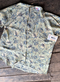 LuLaRoe "Bianca" Cover Up - Green and Yellow (6/8)