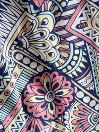 LuLaRoe "Joy" Vest - pastel Aztec - 6/8