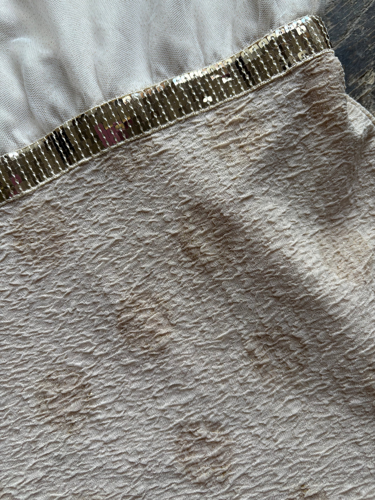 Gold Party Dress - size XL (14-16 girls)