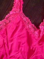Mopas Cami Tank - Woman's Small - hot pink