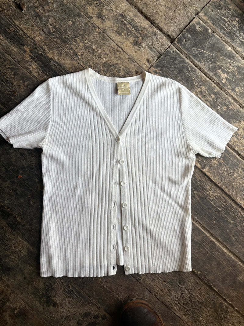 Partner Brand Short Sleeve Cardigan - Woman's M