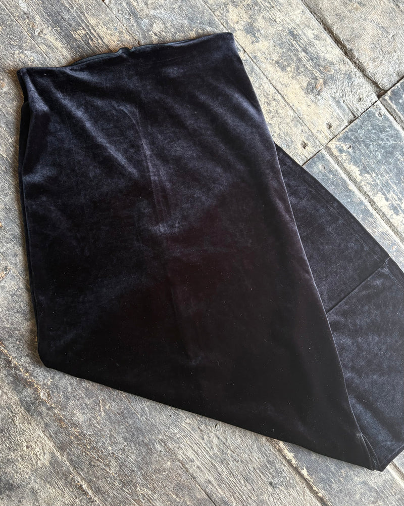 Velvet Maxi Skirt - Woman's M