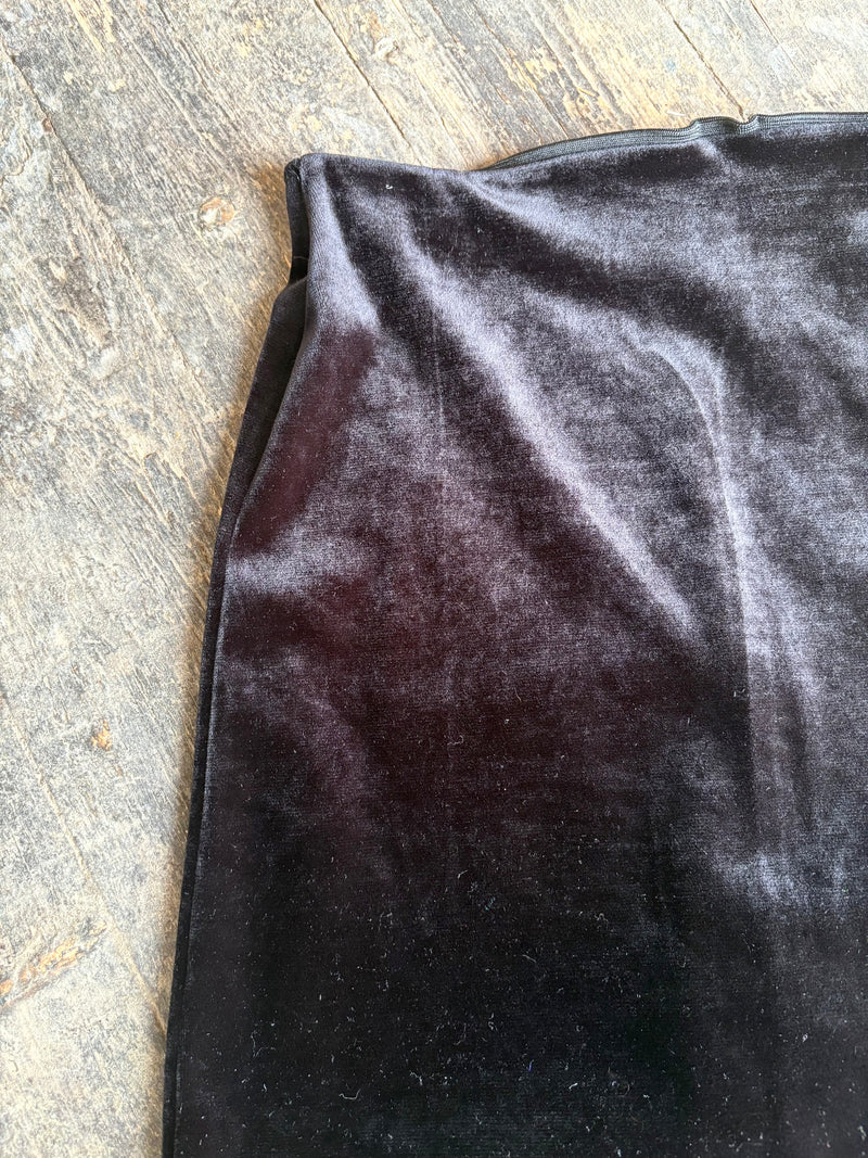Velvet Maxi Skirt - Woman's M