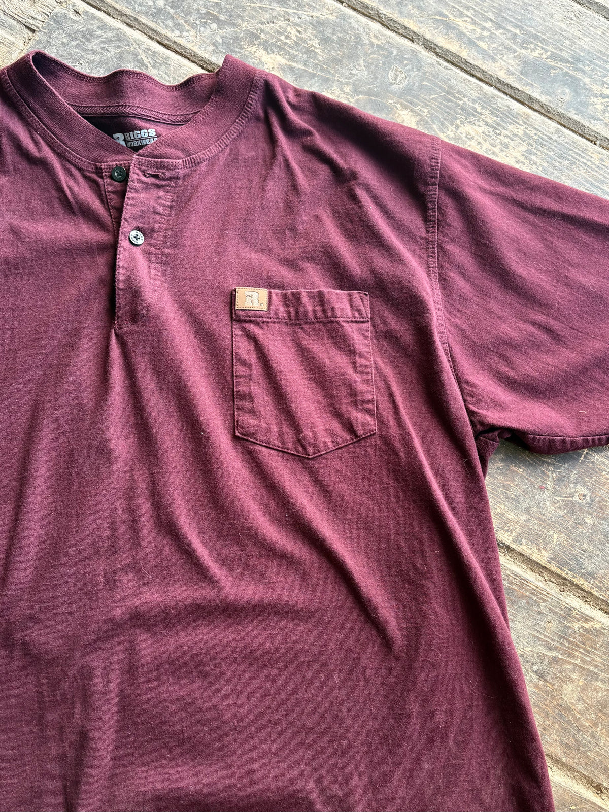 Riggs Work Wear SS Henley - Men's XL