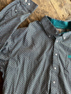 Cinch Men's Button Up - XXL - teal