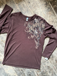 Cowboy Up Waffle Tee - Men's XL