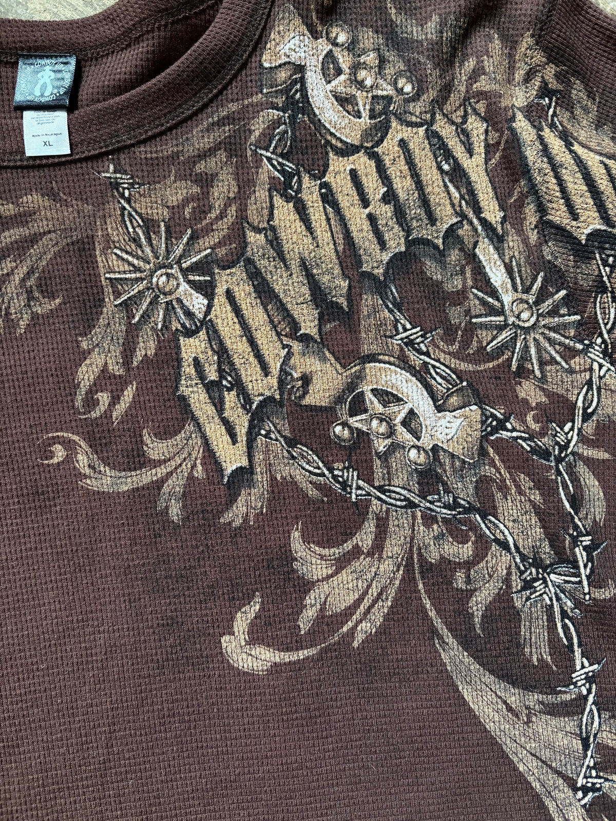 Cowboy Up Waffle Tee - Men's XL
