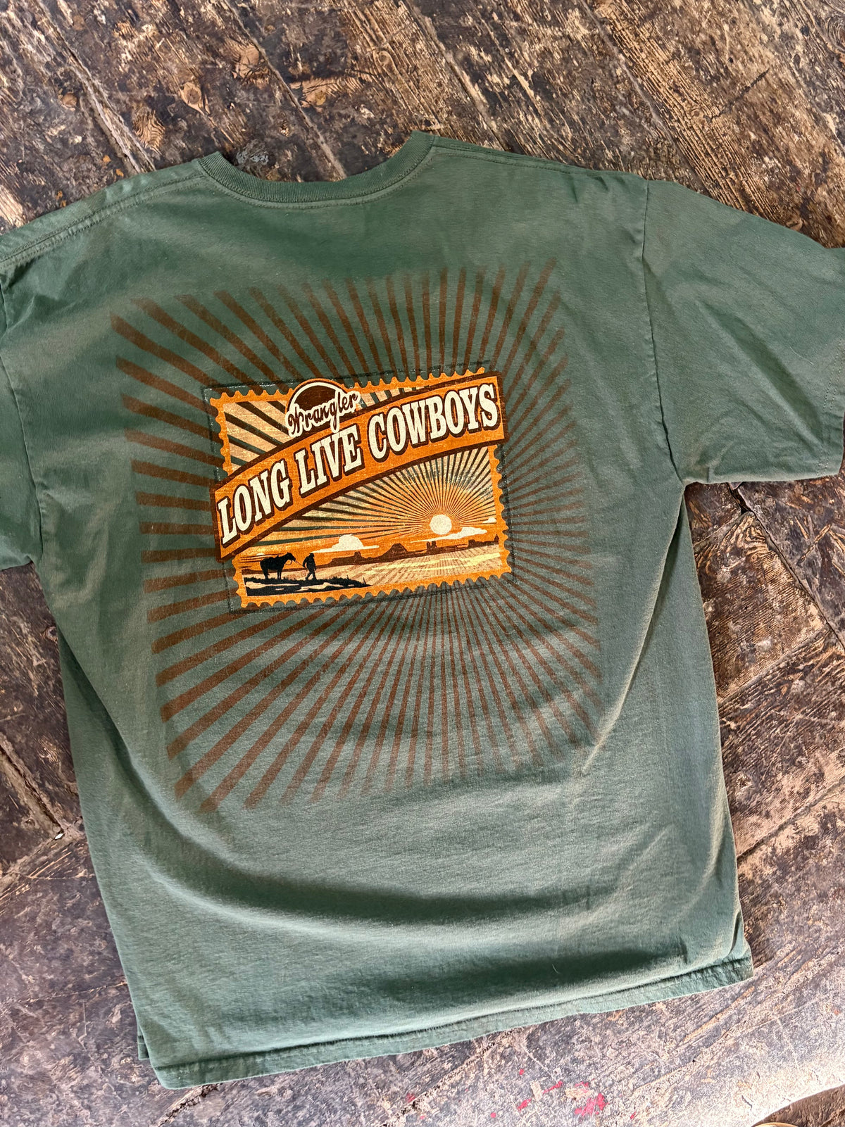 Wrangler "Long Live Cowboys" Tee - XL
