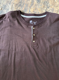 Hanes Beefy Henley - Men's 3XL