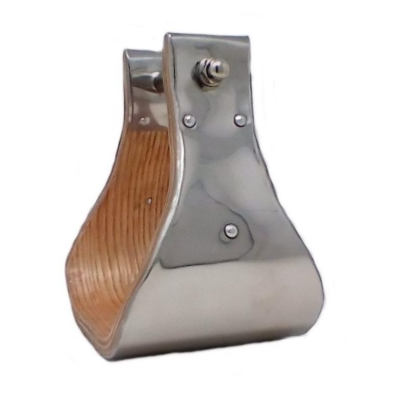 5" Wide Bell Stirrup with Stainless Steel