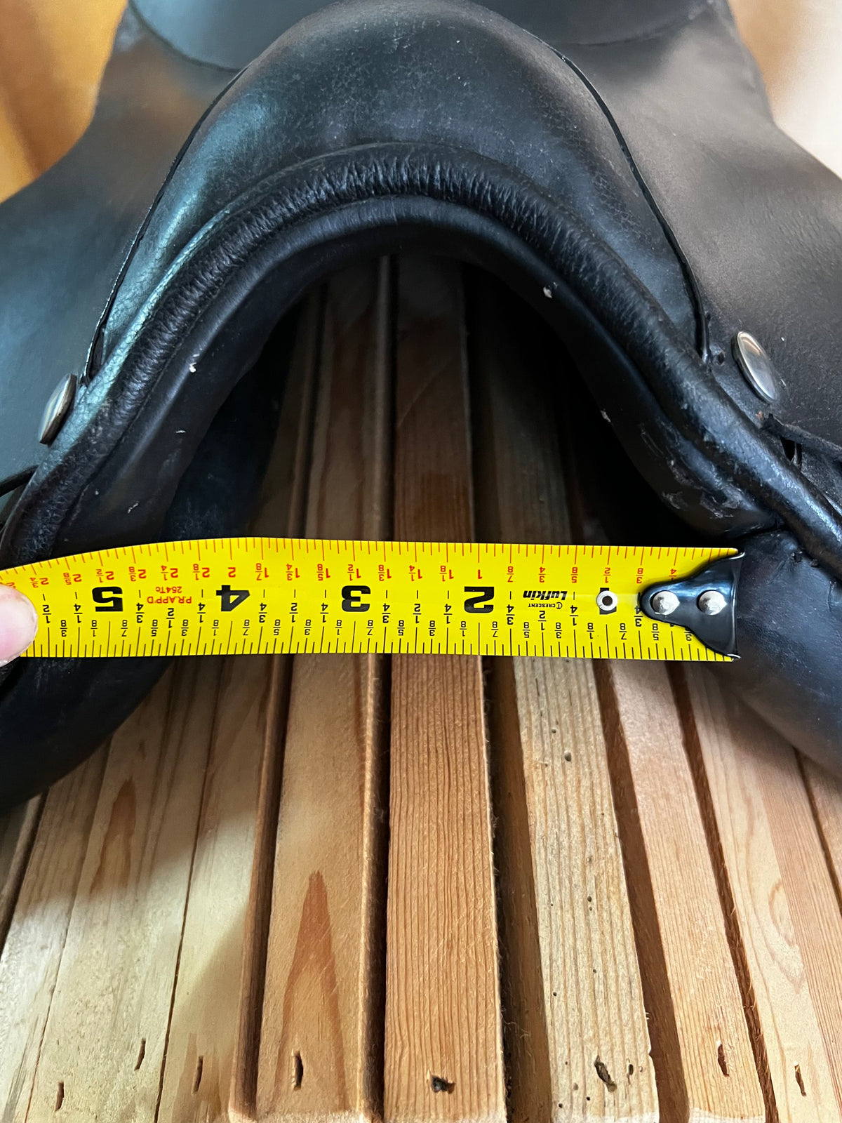 Black Dressage Saddle - 17"