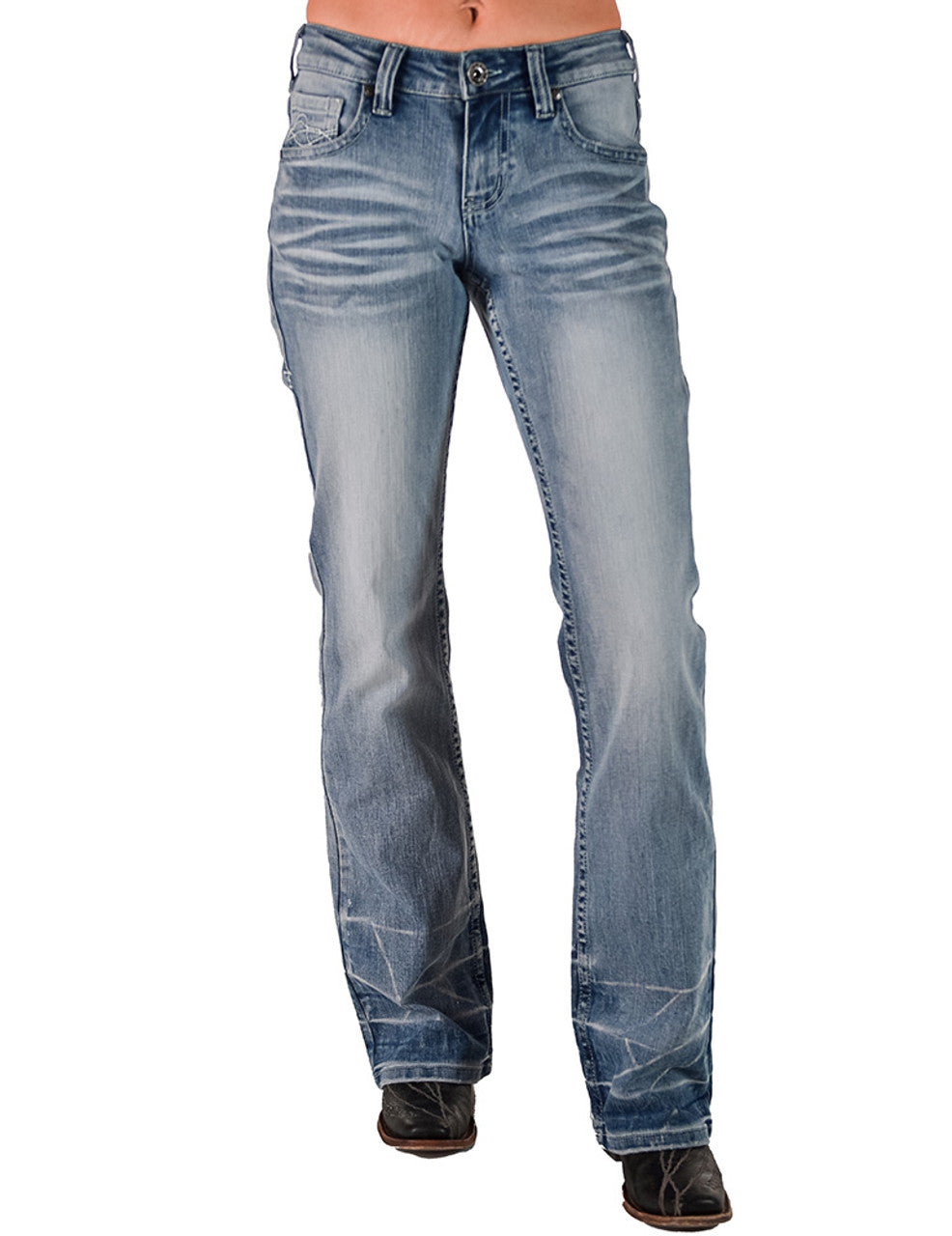 Cowgirl Tuff Woman's Jeans Light DFMI