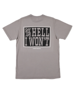 Moss Brother's Hell Won't Dark Heather Grey Tee