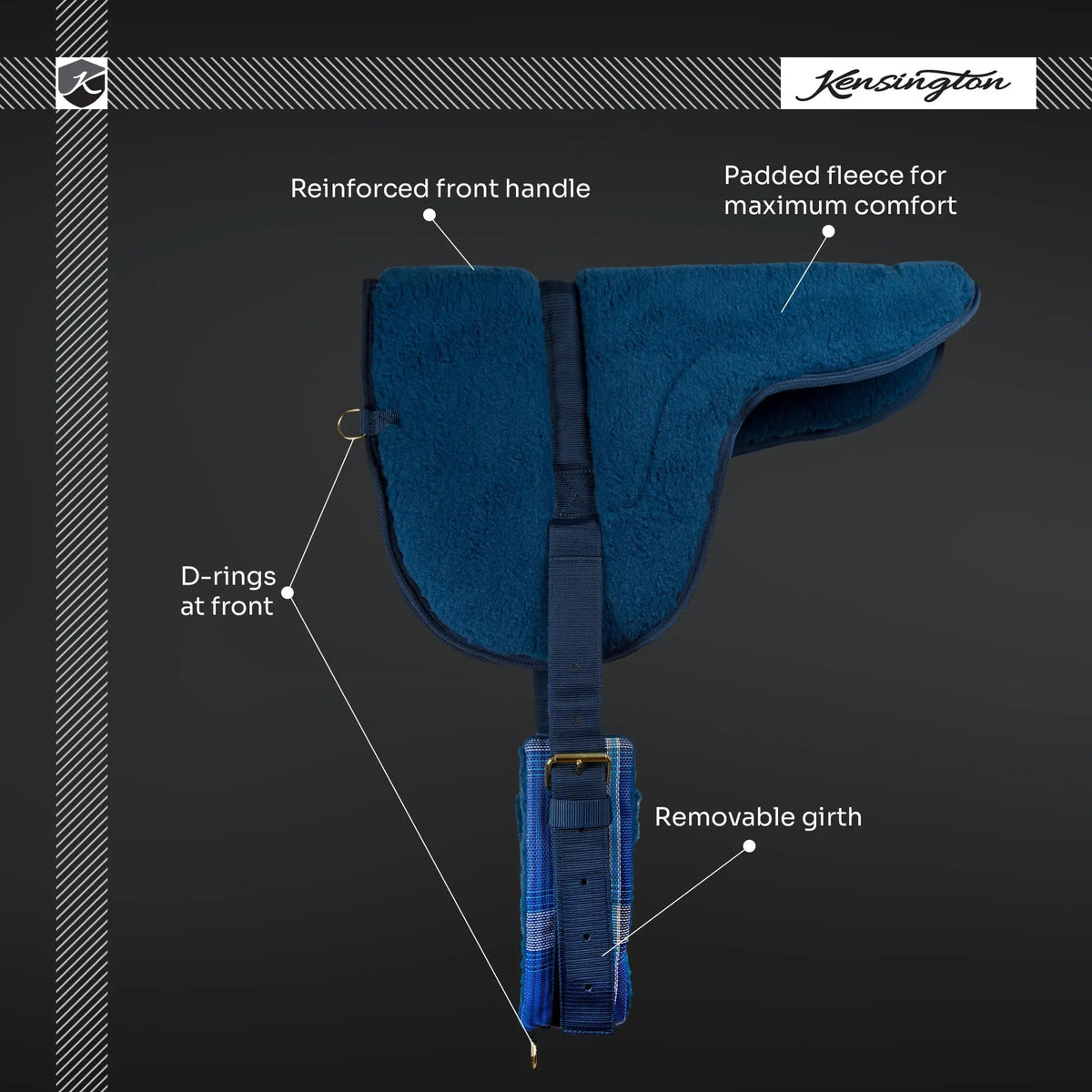 Kensington Fleece Bareback Pad